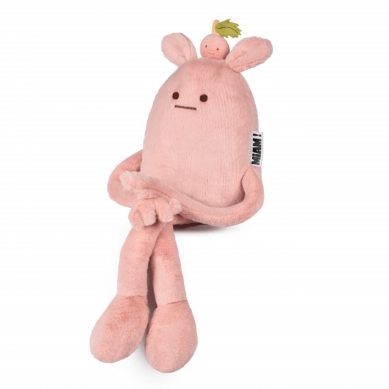 DOUDOU - MIAM! Taylor Peach, różowa brzoskwinia, 60 cm / Doudou et Compagnie