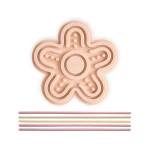 Tablica sensoryczna, labirynt, przeplatanka Kwiatek / Mushie
