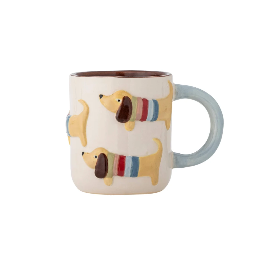 Dziecięcy kubek z kamionki Charlie - Multi / Bloomingville Mini