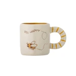 Dziecięcy kubek z kamionki Cloudy - Bee Happy / Bloomingville Mini