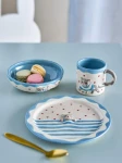 Zestaw zastawy stołowej z kamionki - Mille / Bloomingville Mini