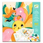 Malowanie z paletą farb MAGICZNY OGRÓD / Djeco