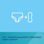 Oddychające i ultrachłonne jednorazowe majtki 2w1 z podkładem poporodowym, 5szt. / Canpol babies