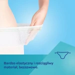 Wielorazowe majtki poporodowe, siateczkowe, białe 2szt. / Canpol babies