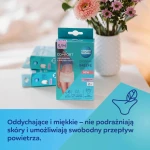 Wielorazowe majtki poporodowe, siateczkowe, białe 2szt. / Canpol babies