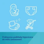 Wielofunkcyjne podkłady higieniczne 60x60cm, 10szt. / Canpol babies
