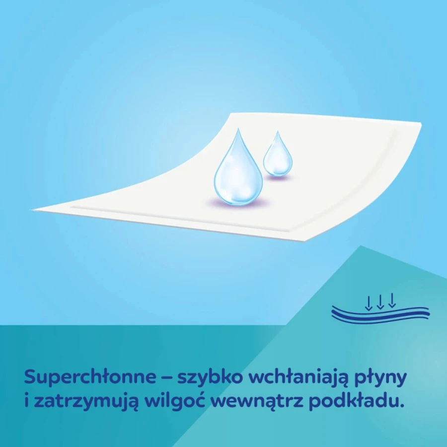 Wielofunkcyjne podkłady higieniczne 90x60cm z paskiem samoprzylepnym, 10szt. / Canpol babies