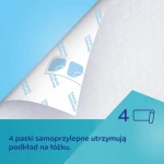 Wielofunkcyjne podkłady higieniczne 90x60cm z paskiem samoprzylepnym, 10szt. / Canpol babies
