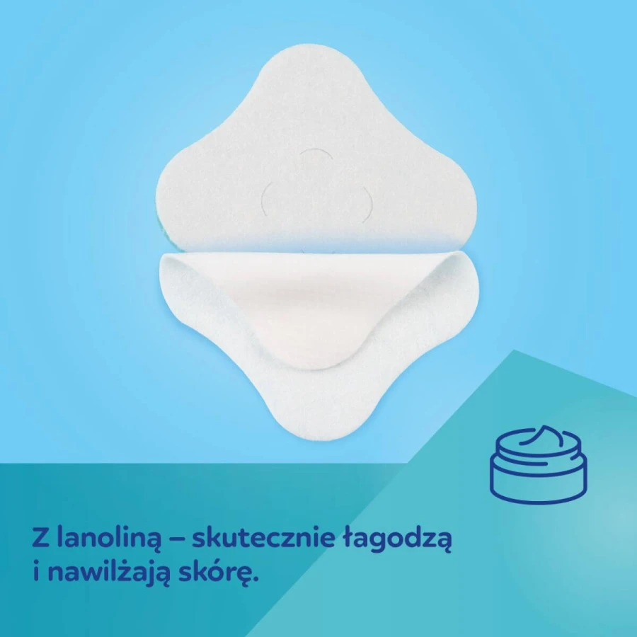Kojące wkładki hydrożelowe na piersi z lanoliną 8 szt.​ / Canpol babies