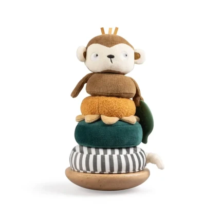 Miękka piramida sensoryczna - Maci the monkey / Sebra