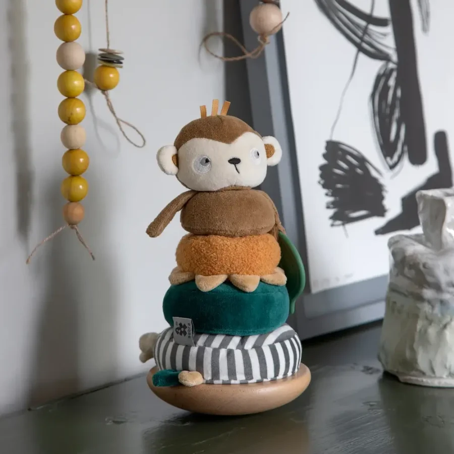 Miękka piramida sensoryczna - Maci the monkey / Sebra