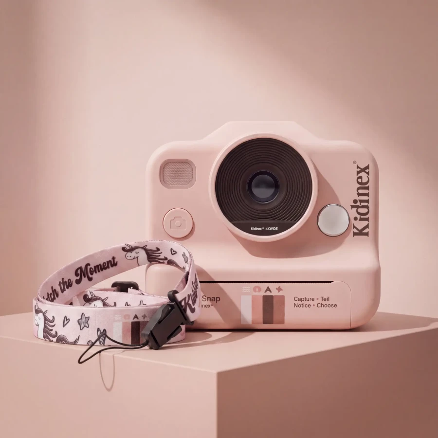 Aparat z drukarką dla dzieci KidSnap™ - Pink / Kidinex