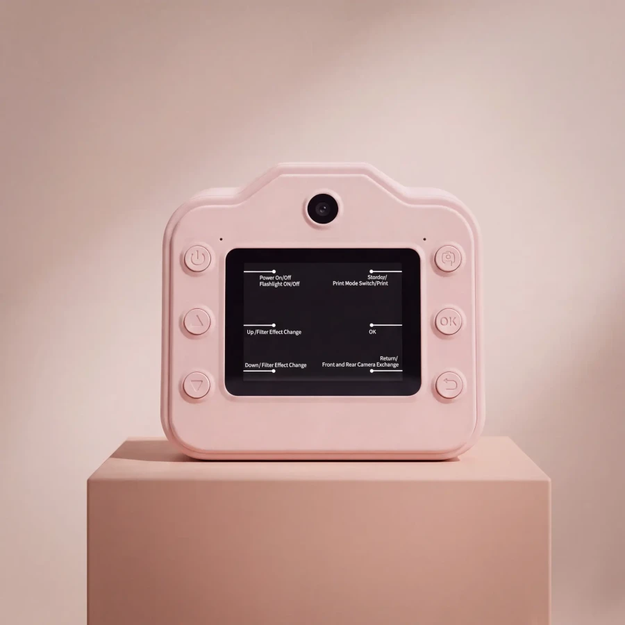 Aparat z drukarką dla dzieci KidSnap™ - Pink / Kidinex