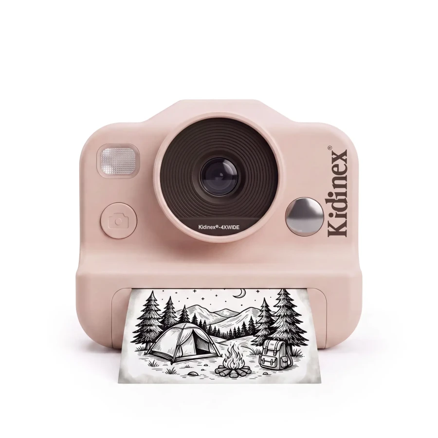 Aparat z drukarką dla dzieci KidSnap™ - Pink / Kidinex