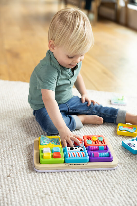 Sensoryczny Kwadrat. PlayTab. Klepsydra / Fat Brain Toys