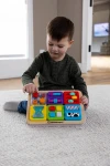 Sensoryczny Kwadrat. PlayTab. Gąsienica Koła Zębate / Fat Brain Toys