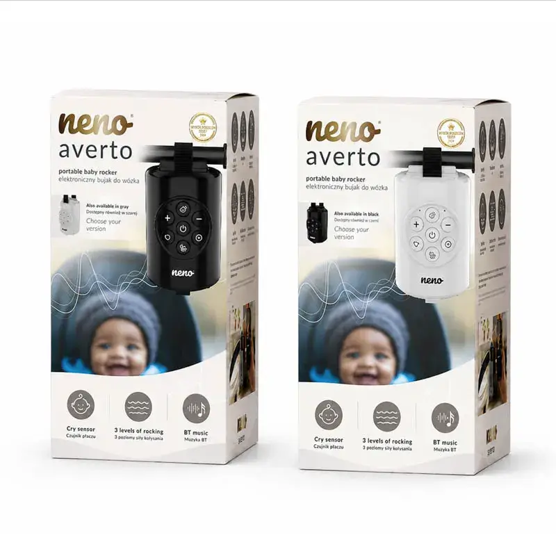 Inteligentny elektroniczny bujak do wózka Neno Averto - Grey / Neno