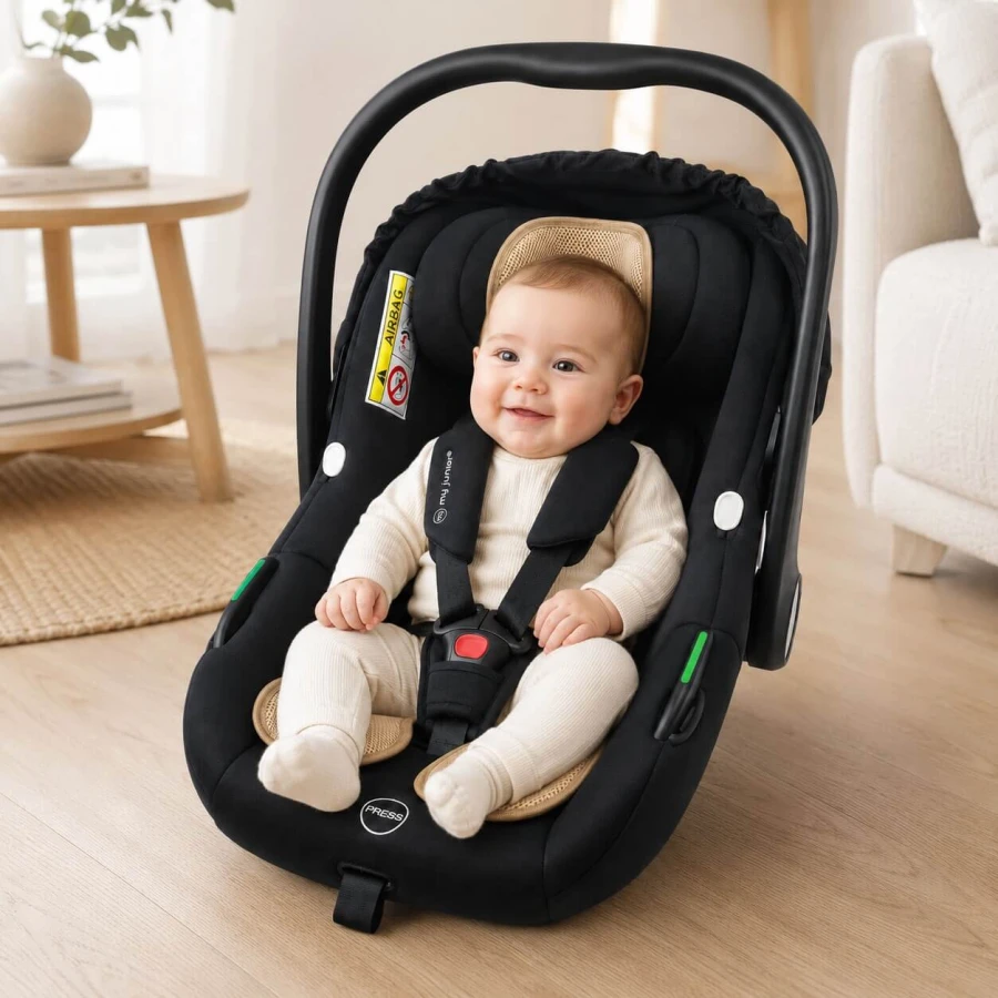 Oddychająca wkładka do fotelika Air Baby 0-13 kg - beige / Zaffiro