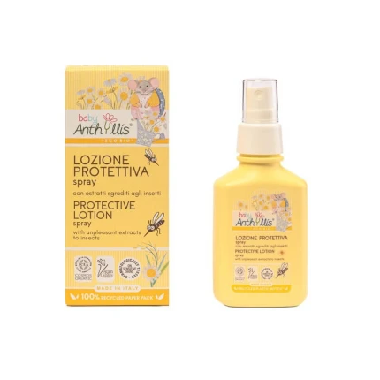 Bio Spray ochronny dla dzieci z ekstraktem z katalapy, nieprzyjemnym dla komarów, owadów, 100 ml / Baby Anthyllis