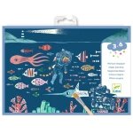 Kolorowanki z ukrytymi farbkami OCEAN / Djeco