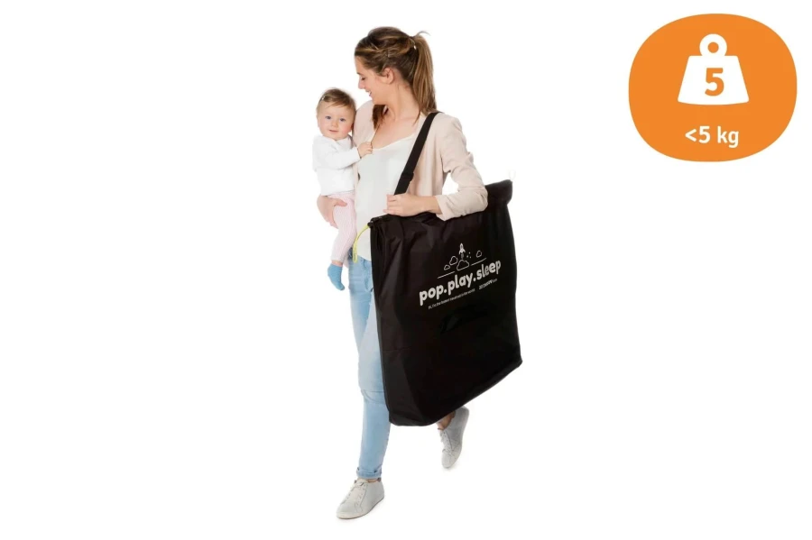 Łóżeczko turystyczne Instant Travel Cot - White Sand / AeroMoov