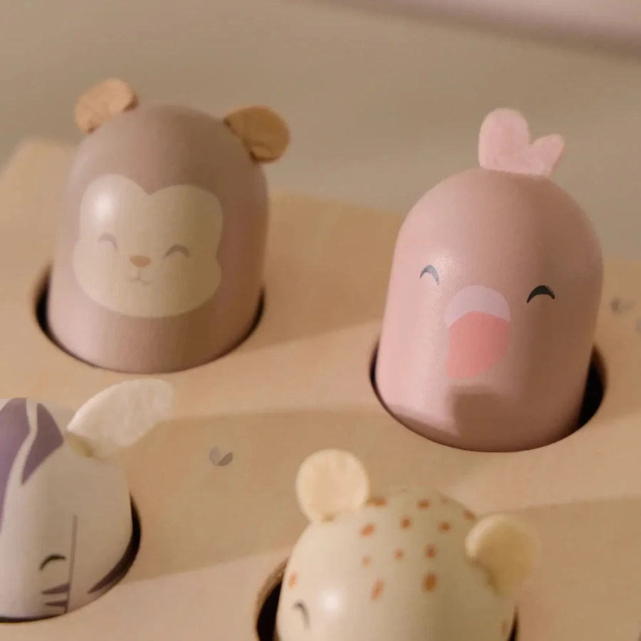 Drewniana zabawka pop-up Safari Friends FSC / Little Dutch