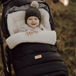 Regulowany śpiwór iGrow Aspen 0-36m black / Zaffiro
