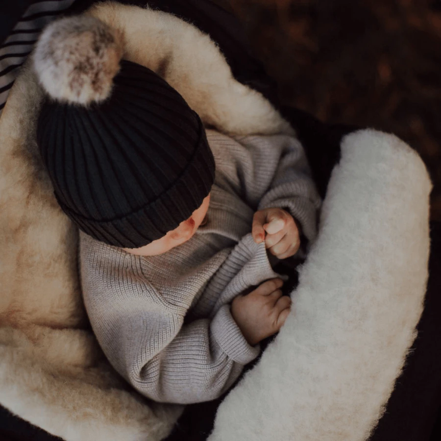 Regulowany śpiwór iGrow Aspen 0-36m black / Zaffiro