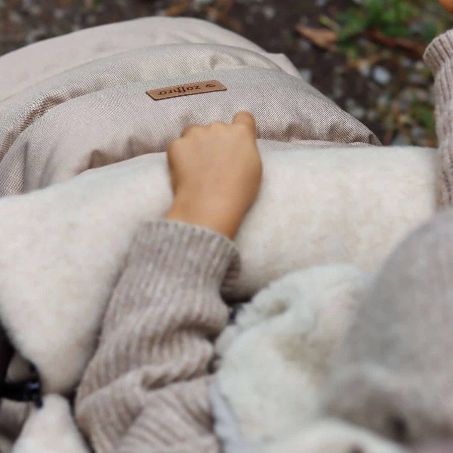 Regulowany śpiwór iGrow Scandi 0-36m beige / Zaffiro