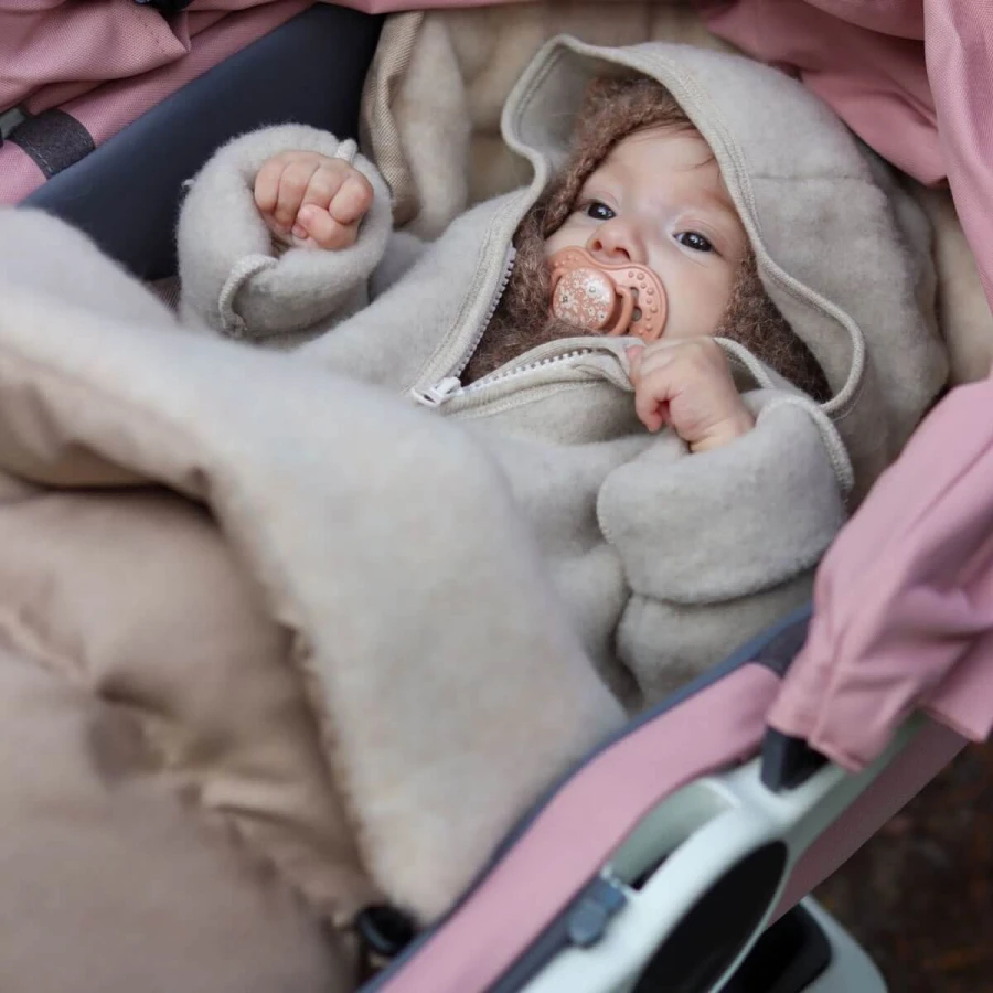 Regulowany śpiwór iGrow Scandi 0-36m beige / Zaffiro
