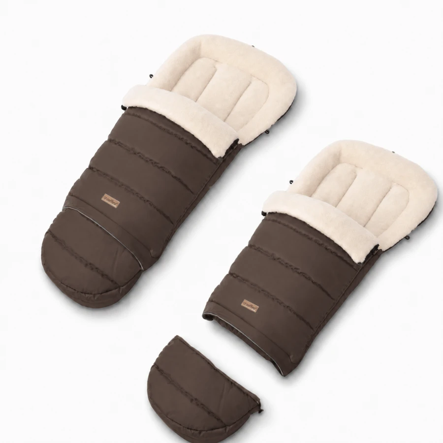 Regulowany śpiwór iGrow Scandi 0-36m brown / Zaffiro