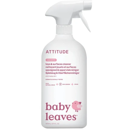 Płyn do mycia zabawek i powierzchni w pokoju dziecka Bezzapachowy (fragrance free), 800 ml / Attitude
