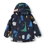 Komplet przeciwdeszczowy Manu - Dino roar, Classic navy / Liewood