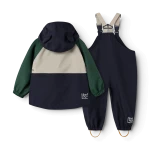 Komplet przeciwdeszczowy Manu - Garden green multi mix / Liewood