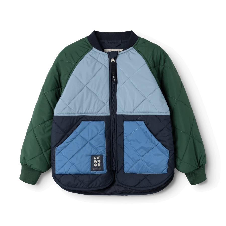 Termiczna kurtka Zella - Classic navy multi mix / Liewood