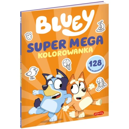 Bluey. SUPER MEGA kolorowanka / HarperCollins
