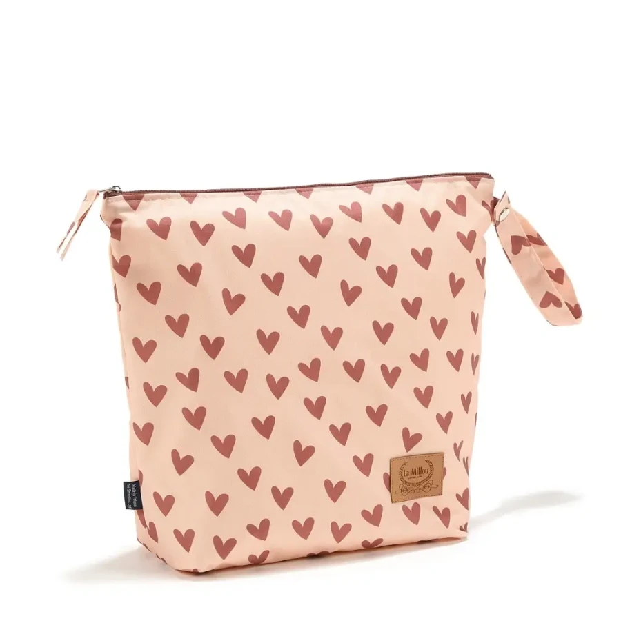 Zestaw kosmetyczek HEARTBEAT PINK / La Millou