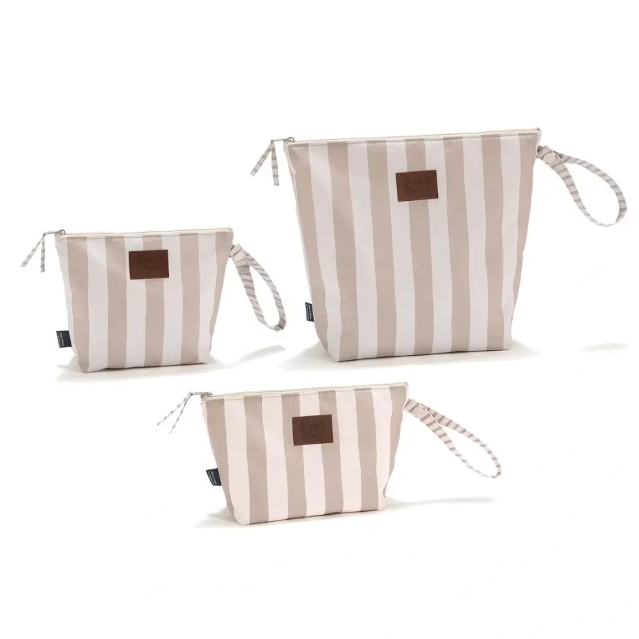 Zestaw kosmetyczek STRIPES BEIGE / La Millou
