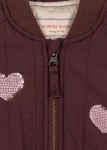 Kurtka bomberka Juno Sequin - decadent chocolate / Konges slojd