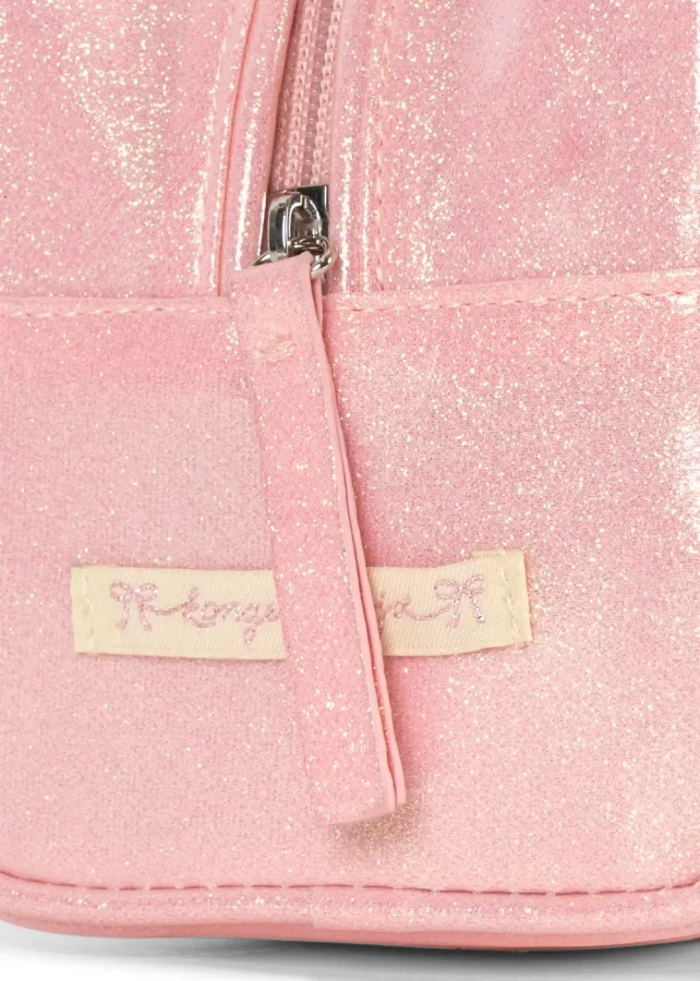 Kosmetyczka saszetka dla dzieci Kotek - cerise glitter pink / Konges Slojd