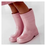 Kalosze dziecięce - pink pearl / Mudme