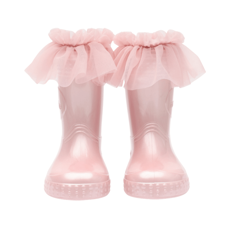 Ocieplacz polarowy Mudme x Manufaktura Falbanek - pink pearl / Mudme