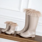 Ocieplacz polarowy Mudme x Manufaktura Falbanek - sand beige / Mudme