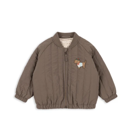 Kurtka bomberka Juno - walnut / Konges slojd