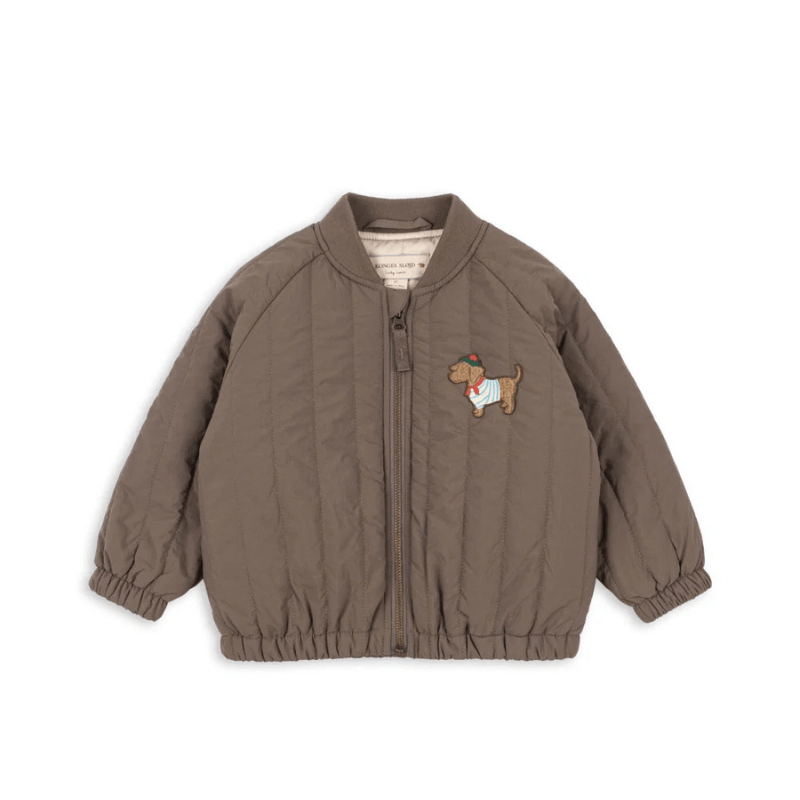 Kurtka bomberka Juno - walnut / Konges slojd
