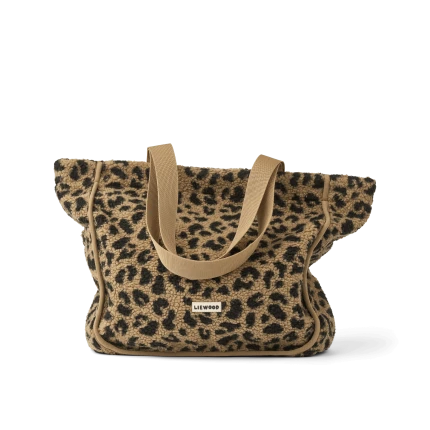 Torba Reed Pile Tote Bag - Mega Leo, oat mix / Liewood