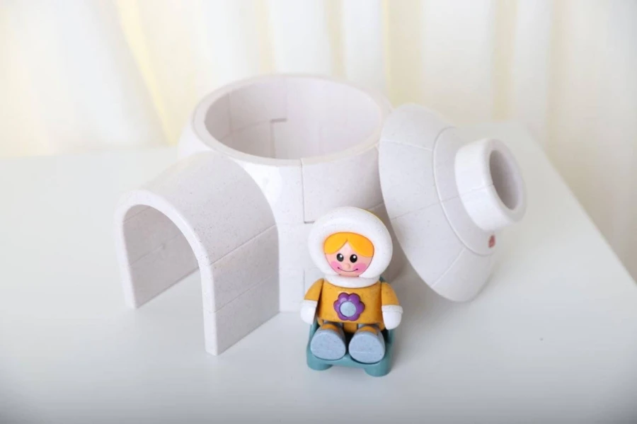 Igloo magnetyczny zestaw First Friends 3+ / TOLO Bio
