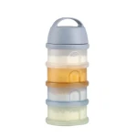 Pojemniki na mleko w proszku 4 komory - Translucent pebble / Beaba