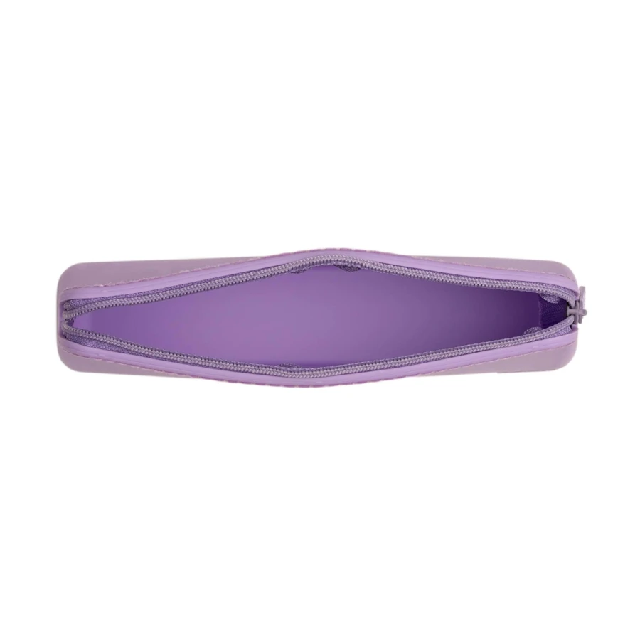 Sztućce ze stali nierdzewnej z etui na zamek - Purple / Citron