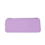 Sztućce ze stali nierdzewnej z etui na zamek - Purple / Citron